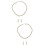 2Sets Parel Ketting Met Oorbellen Set Wit Bruiloft 8