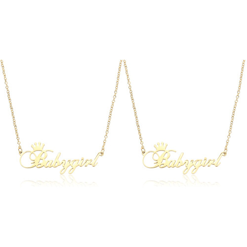 2Pièces Colliers Dorés Pour Accessoire Parfait Pour Jours 1