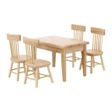 2Sets Beige Mini Poppenhuis Meubel Set Model Accessoires