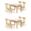 2Sets Beige Mini Poppenhuis Meubel Set Model Accessoires 5