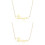 2Pièces Colliers Dorés Pour Accessoire Parfait Pour Jours 5