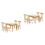 2Sets Beige Mini Poppenhuis Meubel Set Model Accessoires 4