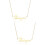 2Pièces Colliers Dorés Pour Accessoire Parfait Pour Jours 7
