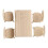 2Sets Beige Mini Poppenhuis Meubel Set Model Accessoires 9