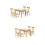 2Sets Beige Mini Poppenhuis Meubel Set Model Accessoires 7