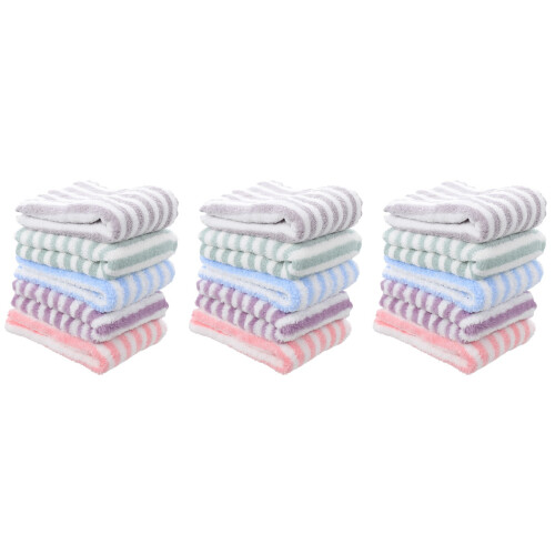 15Pièces Serviettes Multicolores Pour Petits Animaux 2