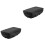 2Pièces Coussin Genou Walker Noir Antidérapant Protecteur 3