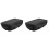 2Pièces Coussin Genou Walker Noir Antidérapant Protecteur 2