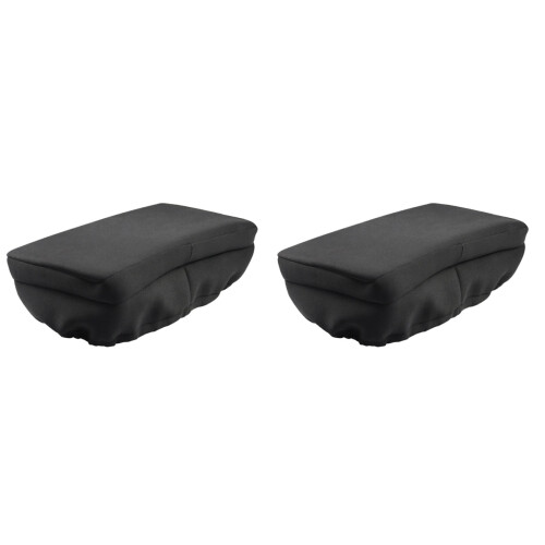 2Pièces Coussin Genou Walker Noir Antidérapant Protecteur 1