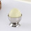 6Pièces Support Œuf Boiled En Acier Argenté Moderne 11