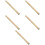 5Pièces Support Crayon Bambou Khaki Simple À Installer 9
