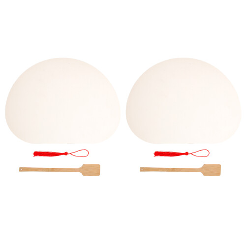 6Pièces Éventails À Décorer Blancs Pour Et Occasions Spéciales 2
