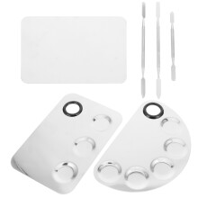 12Sets Duurzame Nail Art Mengplaten Roestvrijstaal Voor DIY