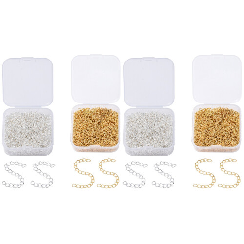 4Boîtes De Chaînes En Fer Pour DIY Couleurs Variées 1