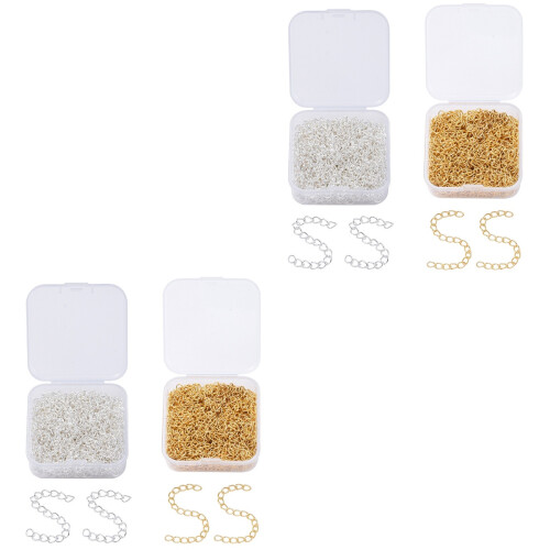 4Boîtes De Chaînes En Fer Pour DIY Couleurs Variées 2