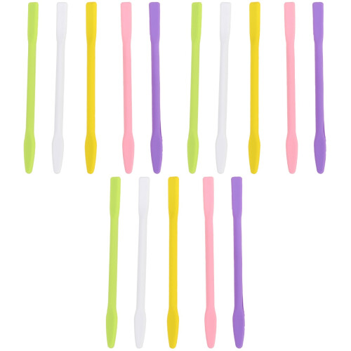 15Pièces Spatule Silicone Multi-Couleur Pour Et Masques 2