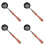 4Pièces Cire Bois Métal Noir Usage 5