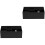 2St Hairdressing Tool Holder Zwart ABS Voor 3