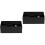 2St Hairdressing Tool Holder Zwart ABS Voor 4