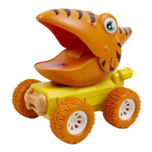 2St Inertiële Dinosaur Auto Speelgoed ABS Kids Push Go Model