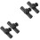 4St Verstelbare Plastic Elleboogconnector Voor Hengel En 5
