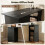 Homcom HOMCOM 120cm PC Table Workstation Computer Desk w/ Drawers, 3 Shelves Black 4