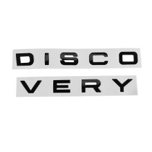 3D Noir Brillant Lettre DÉCOUVERTE de Voiture ArrièRe Avant Badge EmblèMe Decal Autocollant pour Capot Avant Capot ArrièRe