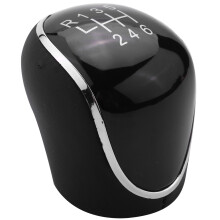 6 Speed Car PU Leather Gear Shift Knob Shift Lever for Mondeo IV S-MAX C-MAX Transit Focus MK3 MK4
