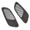 2PCS Engine Hood Vent Louvers Air Scoop Bonnet Vent Cover For- E90 E91 E92 E93 M3, Carbon Fiber Pattern 4