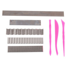 Clay Slicer Blade,8Pcs Flexible Polymer Clay Cutter Slicing Tools for DIY Cutting Shaping Modelling Sculpting