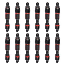 12 Pezzi Porta Mulinello Ponte Canna da Pesca Clip Montata Ruota Mulinello Cuscino nel Gomma Strumenti Accessori Porta Attrezzatura da Pesca