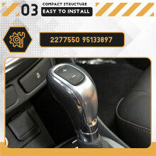 Pommeau de Levier de Vitesse de Voiture TêTe de Levier de Manette de Vitesse de Transmission Automatique pour Encore 2013-2019 Mokka
