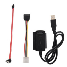 Câble Convertisseur Adaptateur /PATA/IDE Vers USB 2.0 pour Disque Dur 2,5/3,5 Pouces Câble Convertisseur Adaptateur Mondial Chaud