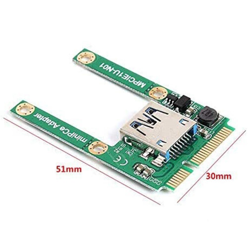 PCI-E to USB3.0 Adapter Card PCIe to USB 3.0 Adapter, Suitable for Notebook Computers 1