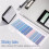 800 Pcs Sticky Index Tabs, 4 Sheets Morandi Strip Index Tabs, Writable Page Sticky Notes with Ruler for Page Marking 3
