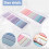 800 Pcs Sticky Index Tabs, 4 Sheets Morandi Strip Index Tabs, Writable Page Sticky Notes with Ruler for Page Marking 6