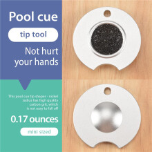 Pool Cue Tip Shaper Snooker Pool Cue Tip Tool Pool Tip Shaper Dime Pool Cue Tip Shaper Tool Dime Billiard Accessories