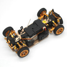 4 Stuks Metalen Schokdemper Demper voor 284131 K969 K979 K989 K999 P929 P939 1/28 RC Auto Upgrade Onderdelen,Grijs