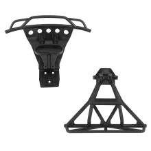 Parachoques Delantero y Trasero para Slash 4X4 VXL Remo Hobby 9EMO HuanQi 727 HQ727 1/10, Piezas de Repuesto de Coche Teledirigido,