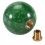 Marble Style Round  Gear Shift Knob Acrylic Shifter Knobs Stick Shift Knobs with 3 Adapter for Manual Car Dark Green 10