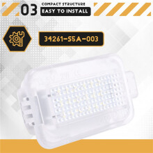 18-SMD LED GepäCk Raum Fach Licht Lade Raum Licht Courtesy TüR Leuchte für Accord Fit ILX RSX