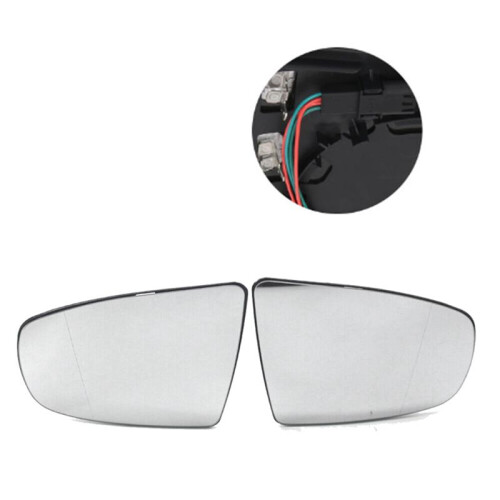 Left Side Rear View Mirror Side Mirror Glass Heated + Adjustment for  X5 E70 2007-2013 X6 E71 E72 2008-2014 2