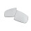 Left Side Rear View Mirror Side Mirror Glass Heated + Adjustment for  X5 E70 2007-2013 X6 E71 E72 2008-2014 4