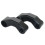 Pair Motorcycle Mirror Extender Risers Universal Handlebar Mount Rearview Mirror Spacers Adapter M10 Black 1