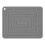 Large Silicone Pot Holder Square Thick Heat Insulation Pad Non-Slip Corrugated Kitchen Table Mat(Gray) 1