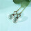 Set of 2 Vintage-Style Clear Fan Pull Ceiling Fan Chain Pulls Crystal Prism 6