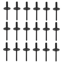 100 PièCes Pare-Chocs de Voiture Garde-Boue 6Mm Trou Rivets en Plastique Attaches 51717002953 pour - Auto à L'IntéRieur Du Clip de Retenue