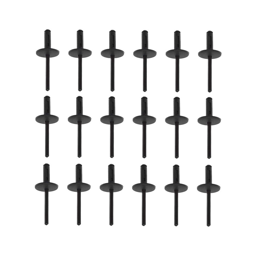 100Pcs Car Bumper 6Mm Hole Plastic Rivets Fasteners 51717002953 For Auto Inside Decorative Retaining Clip 4711631954209