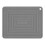 Large Silicone Pot Holder Square Thick Heat Insulation Pad Non-Slip Corrugated Kitchen Table Mat(Gray) 8