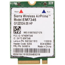Network Card, EM7345 4G LTE WWAN Card Module for  X250 X1C W550 T450 X240 T440 Support for LTE/HSPA+ /EMEA